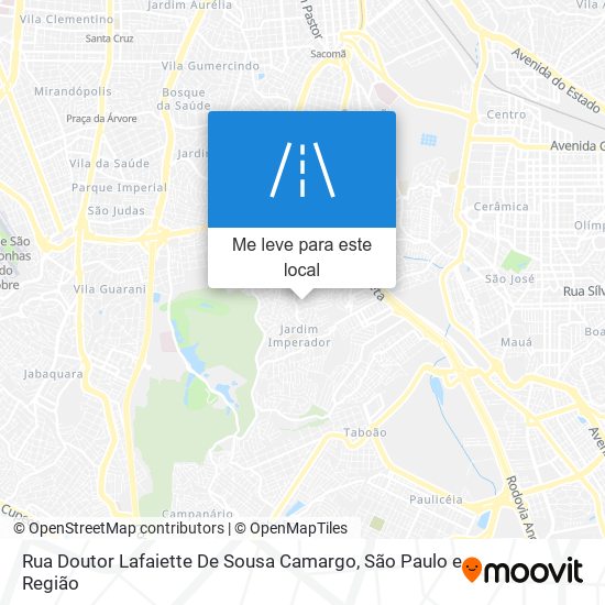 Rua Doutor Lafaiette De Sousa Camargo mapa