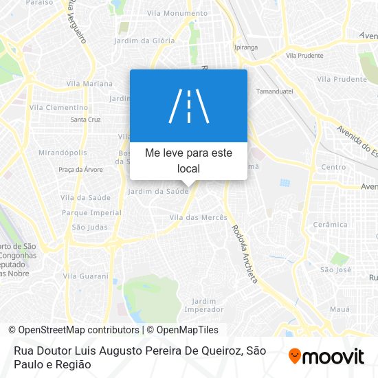 Rua Doutor Luis Augusto Pereira De Queiroz mapa