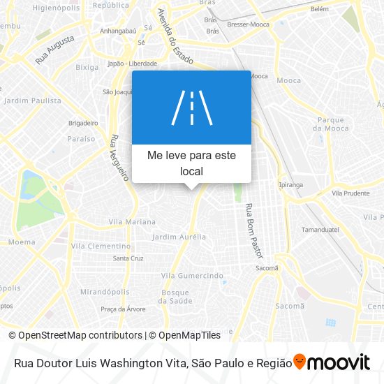 Rua Doutor Luis Washington Vita mapa