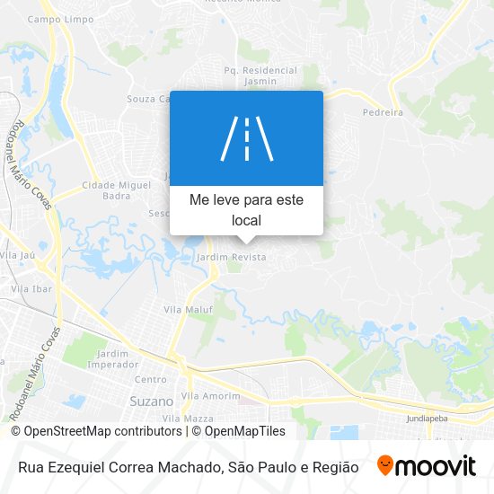 Rua Ezequiel Correa Machado mapa