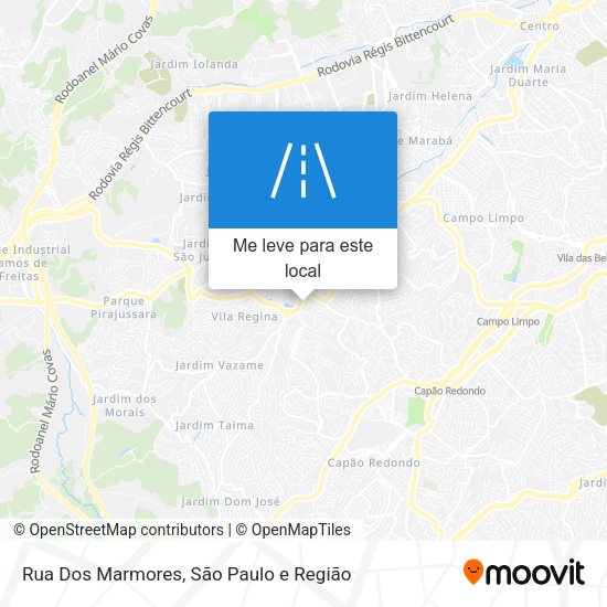 Rua Dos Marmores mapa