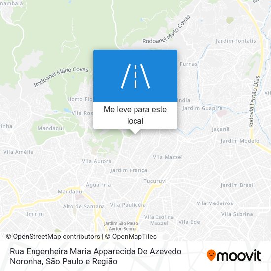 Rua Engenheira Maria Apparecida De Azevedo Noronha mapa