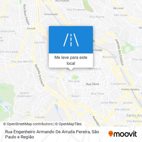 Rua Engenheiro Armando De Arruda Pereira mapa