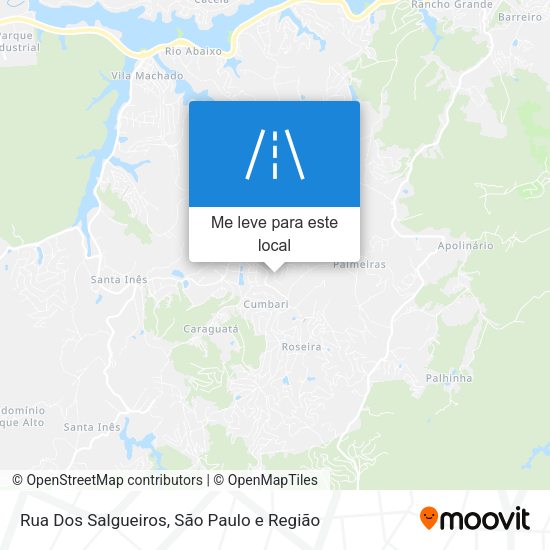 Rua Dos Salgueiros mapa