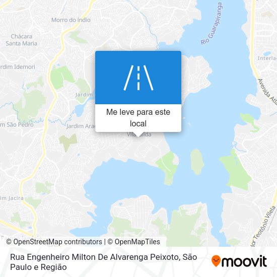 Rua Engenheiro Milton De Alvarenga Peixoto mapa