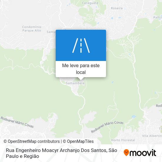 Rua Engenheiro Moacyr Archanjo Dos Santos mapa