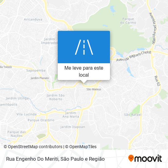 Rua Engenho Do Meriti mapa