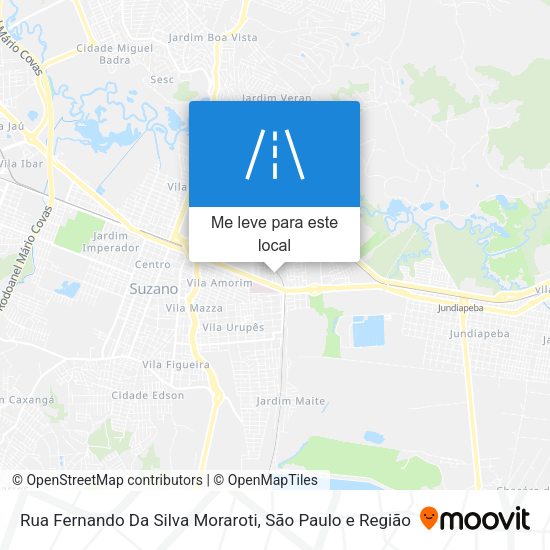 Rua Fernando Da Silva Moraroti mapa