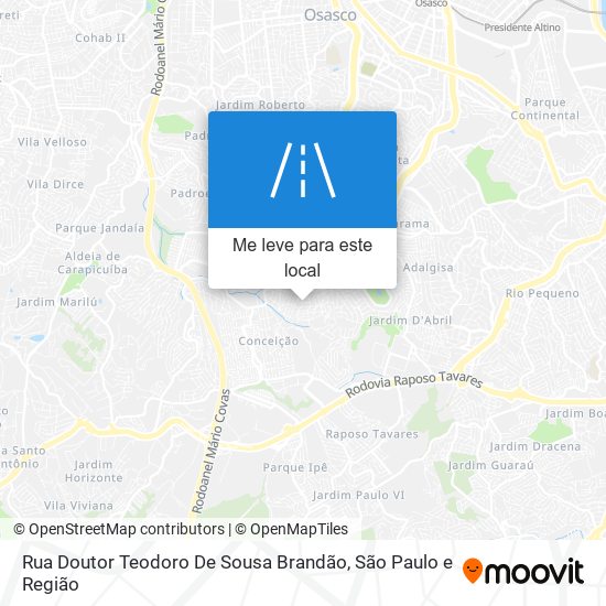 Rua Doutor Teodoro De Sousa Brandão mapa