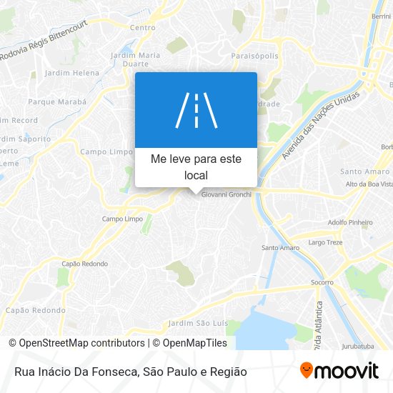 Rua Inácio Da Fonseca mapa