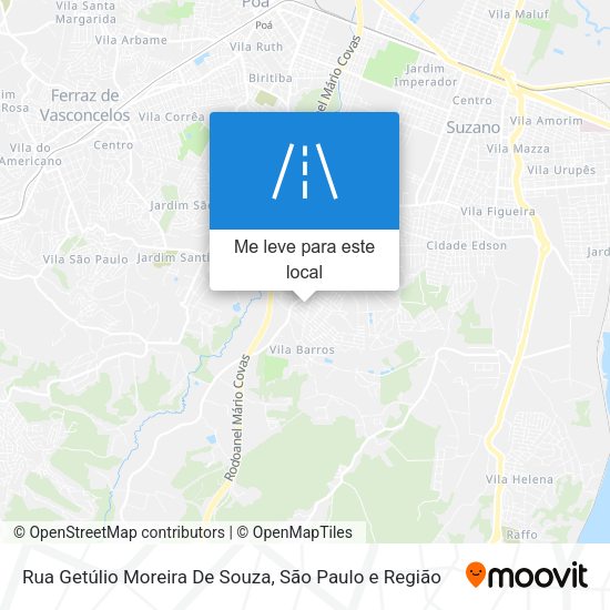 Rua Getúlio Moreira De Souza mapa