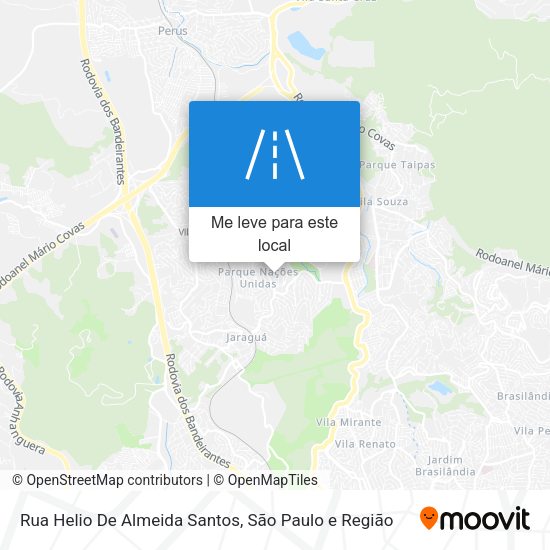 Rua Helio De Almeida Santos mapa