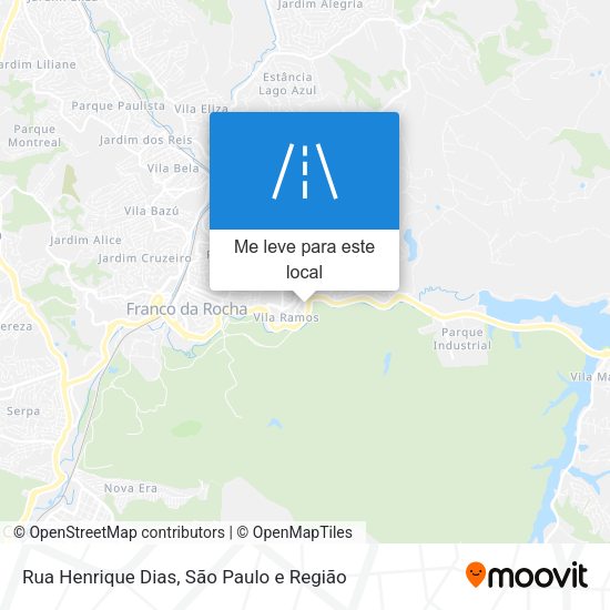 Rua Henrique Dias mapa