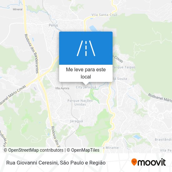 Rua Giovanni Ceresini mapa