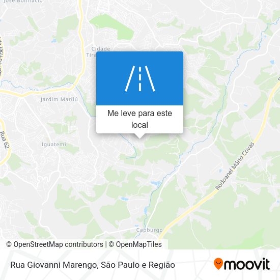 Rua Giovanni Marengo mapa