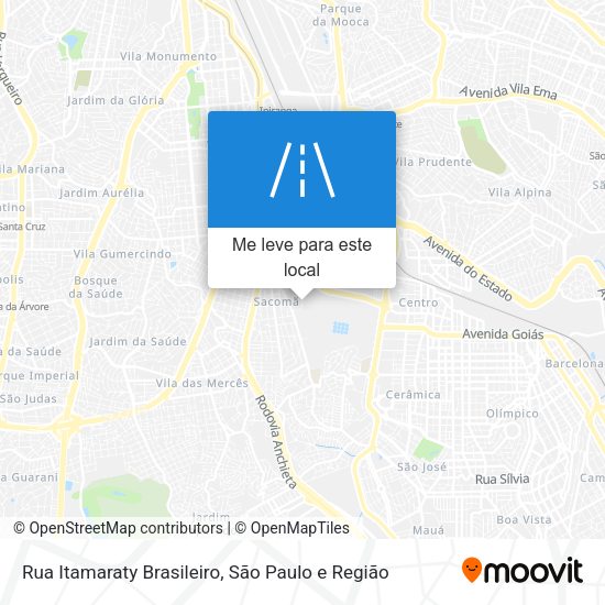 Rua Itamaraty Brasileiro mapa