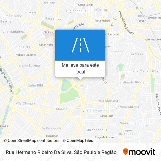 Rua Hermano Ribeiro Da Silva mapa