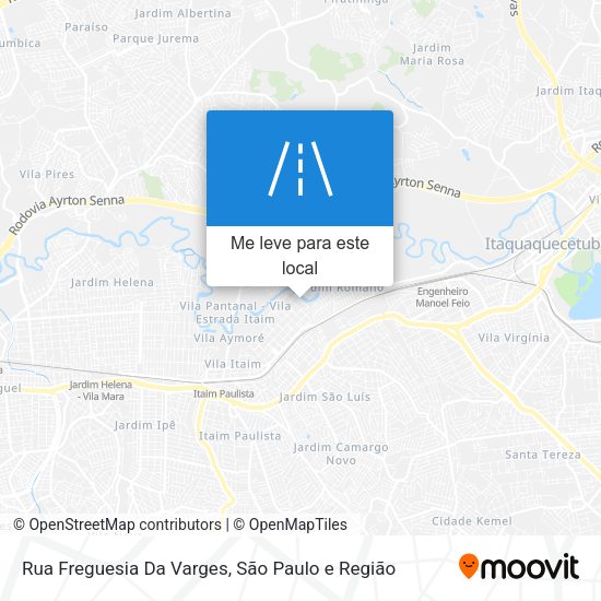 Rua Freguesia Da Varges mapa