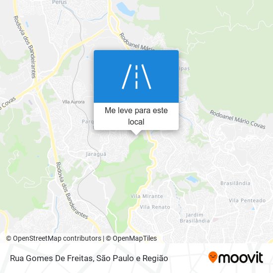 Rua Gomes De Freitas mapa