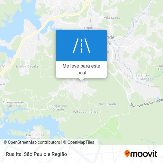 Rua Ita mapa
