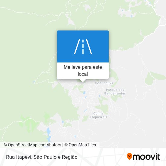 Rua Itapevi mapa