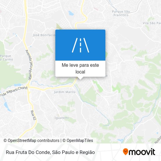 Rua Fruta Do Conde mapa
