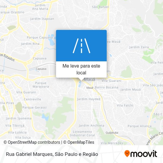 Rua Gabriel Marques mapa