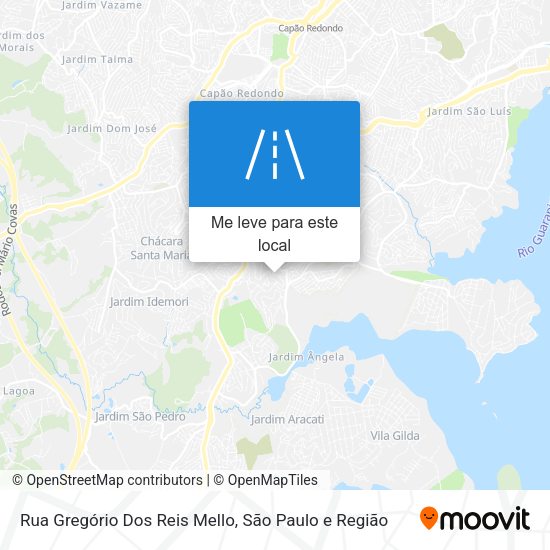 Rua Gregório Dos Reis Mello mapa