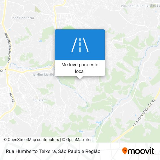 Rua Humberto Teixeira mapa