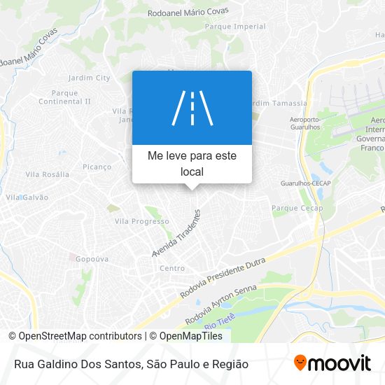 Rua Galdino Dos Santos mapa