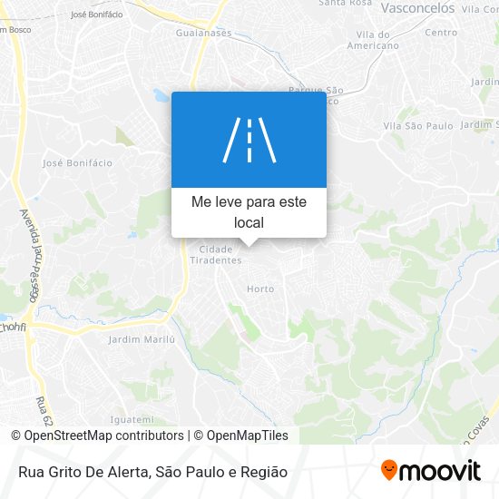 Rua Grito De Alerta mapa
