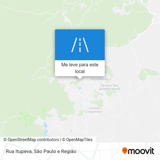 Rua Itupeva mapa