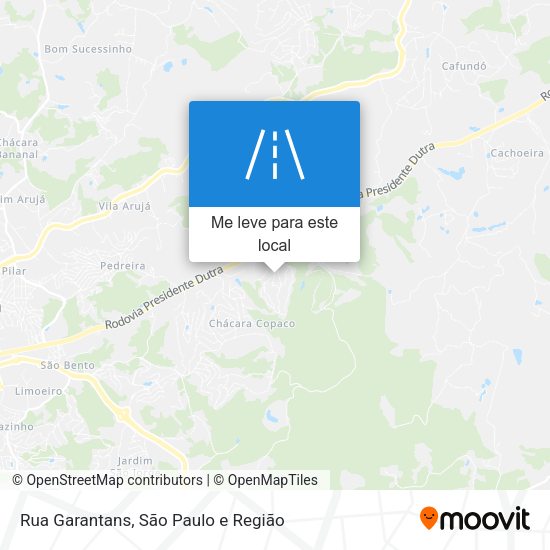Rua Garantans mapa