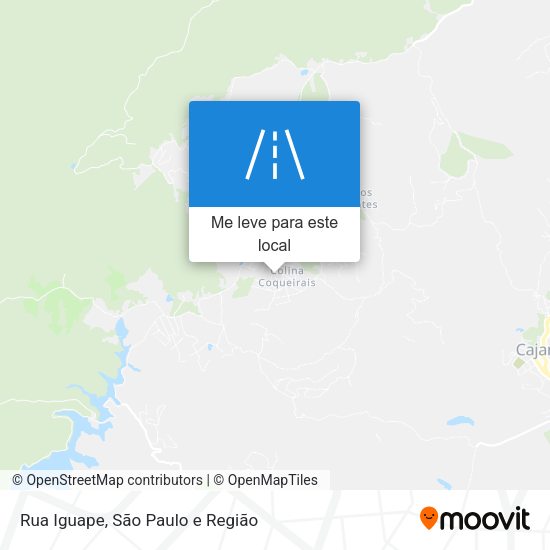 Rua Iguape mapa