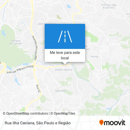 Rua Ilha Caviana mapa
