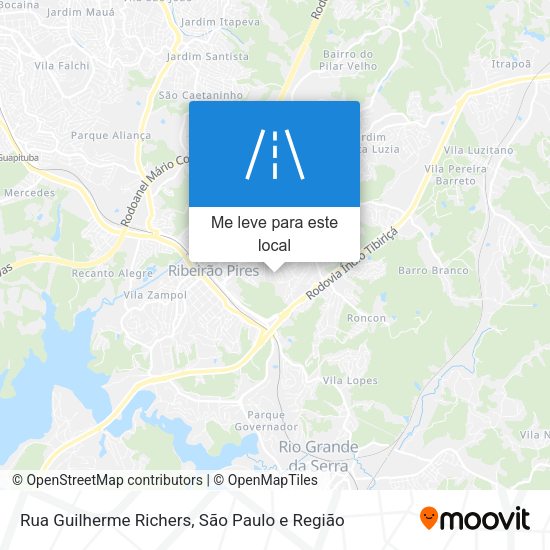 Rua Guilherme Richers mapa
