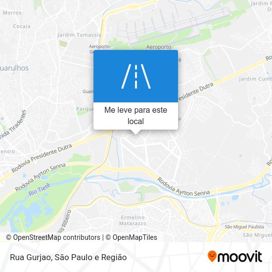 Rua Gurjao mapa