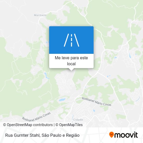 Rua Gurnter Stahl mapa