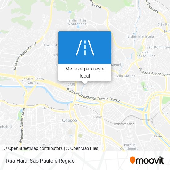 Rua Haiti mapa