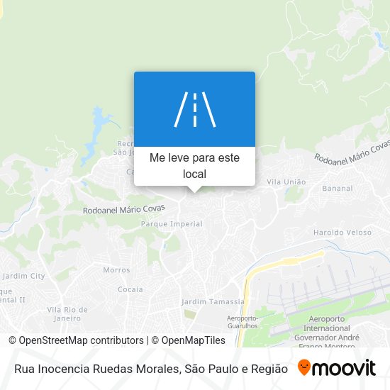 Rua Inocencia Ruedas Morales mapa