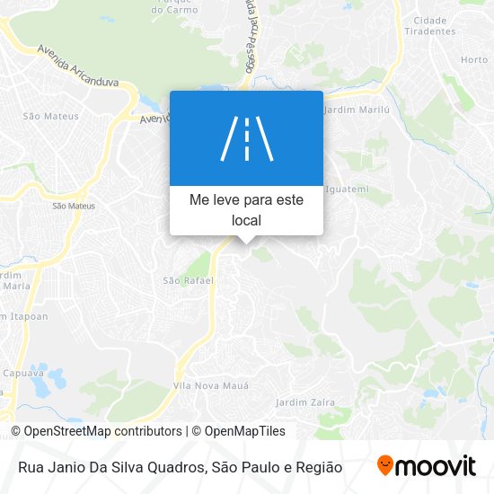 Rua Janio Da Silva Quadros mapa