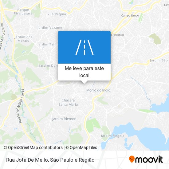 Rua Jota De Mello mapa