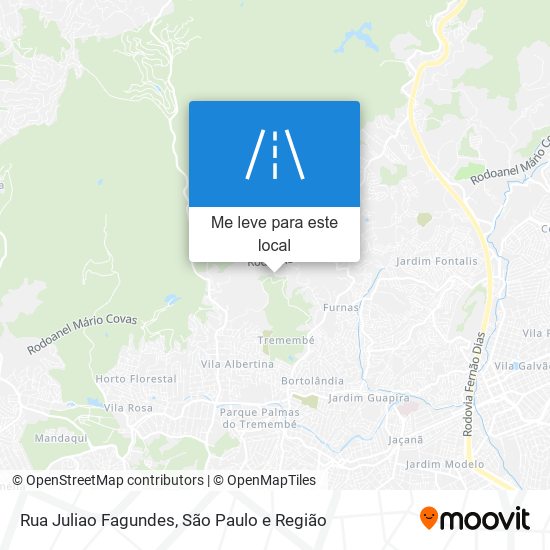 Rua Juliao Fagundes mapa