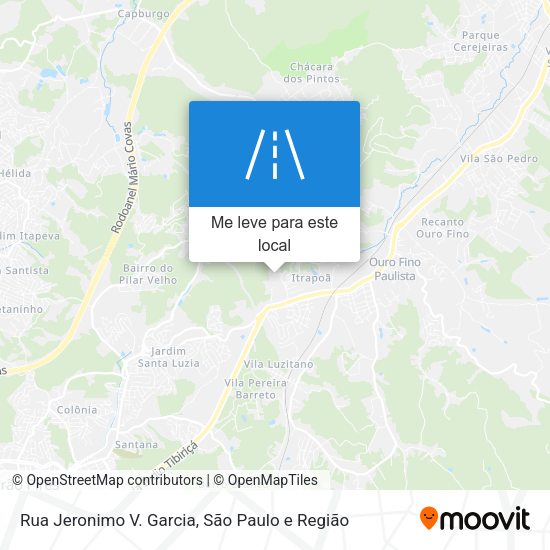 Rua Jeronimo V. Garcia mapa