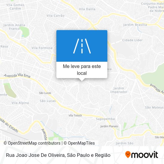 Rua Joao Jose De Oliveira mapa