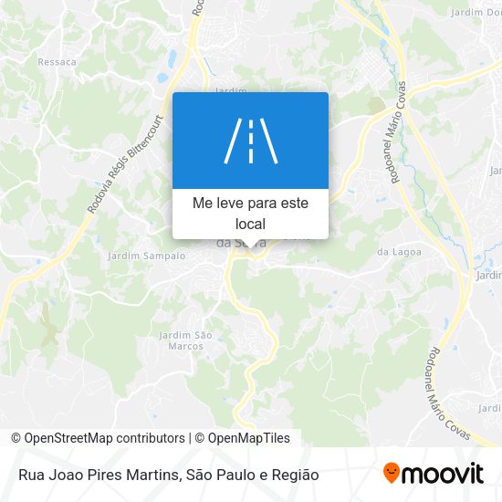Rua Joao Pires Martins mapa