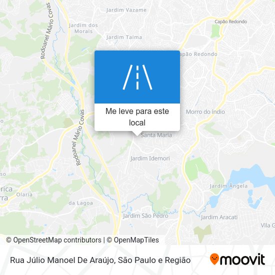 Rua Júlio Manoel De Araújo mapa