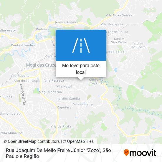 Rua Joaquim De Mello Freire Júnior "Zozó" mapa