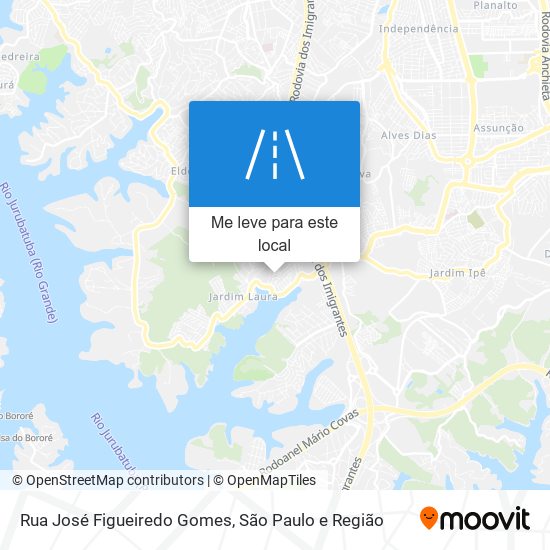 Rua José Figueiredo Gomes mapa