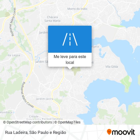 Rua Ladeira mapa